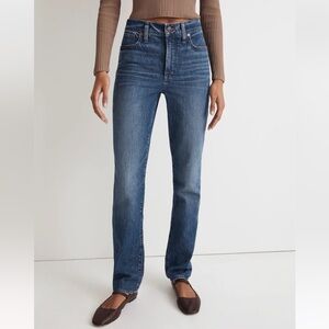 Madewell The Perfect Vintage Jean High Rise Distressed Medium to Dark Wash